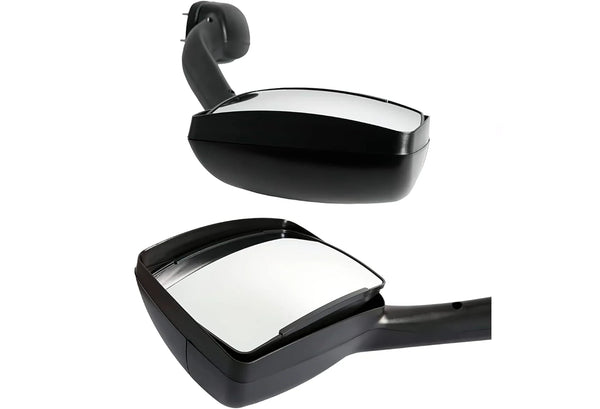 Hood Mirror Black Passenger Peterbilt 587