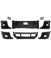 Bumper Set with Fog Light Holes 6 Pcs Includes 2 Pcs Fog Light 2008-2017 Freightliner Cascadia 125 113