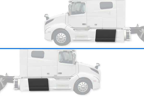 Middle Side Fairing Panels Set 2018-2024 Volvo VNL