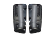 KOZAK Black Door Mirror Covers Right Passenger and Left Driver Side Pair Set (Two Piece) For Kenworth T680 T880 Truck Accessories PLUS Wipers, Logo and KOZAK Vest