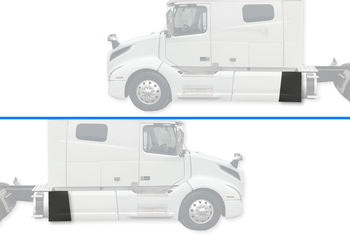 Juego de paneles de carenado laterales traseros Volvo VNL 2018-2024