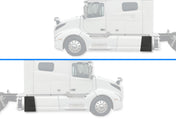Juego de paneles de carenado laterales traseros Volvo VNL 2018-2024
