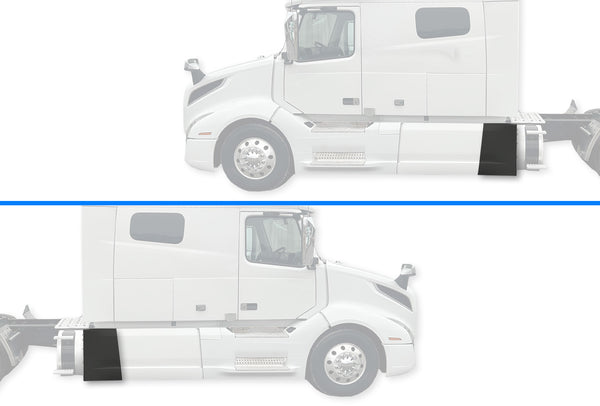 Juego de paneles de carenado laterales traseros Volvo VNL 2018-2024