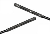 Roof Wind Deflector Fairing Cab Extender Support Rods Set 2018-2024 Volvo VNL