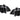 LED Fog Light Set with Halo Ring DLR Black Housing Freightliner Cascadia 2018+ - 