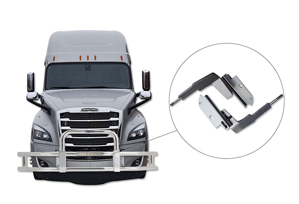 Mounting Brackets Bumper Guard Set 2018+ Freightliner Cascadia 126 116