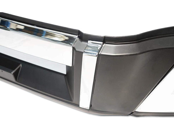 Bumper Set with Fog Holes with Chrome Trim and Brackets 2018+ Volvo VNL VNR