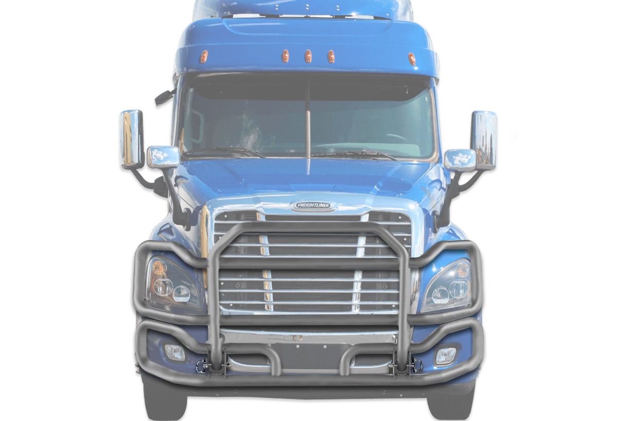 Front Grey Grille Guard Large 2008-2017 Freightliner Cascadia 125 113