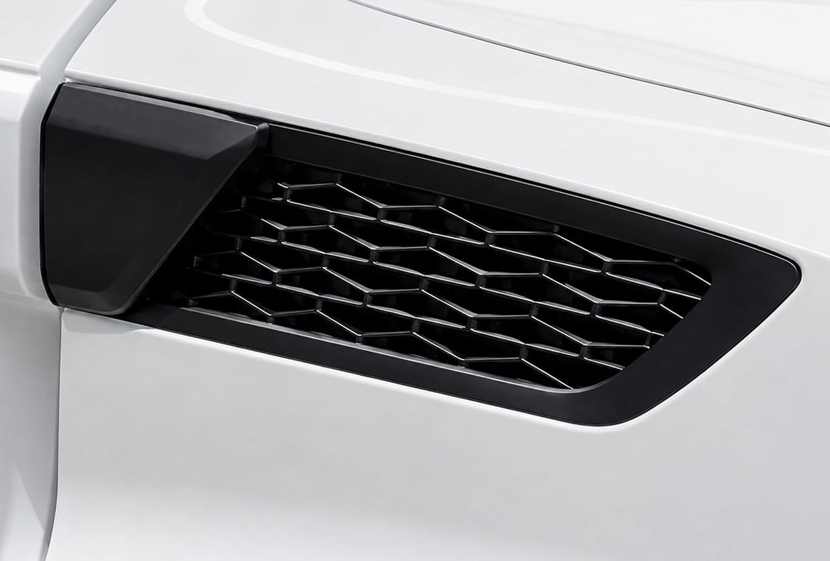 Long Air Intake Bezel Assembly w/Black Covers Set 2025 2026 Freightliner Cascadia