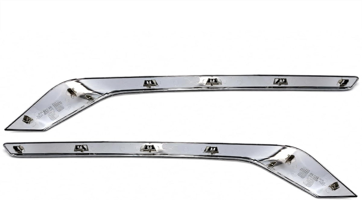 Chrome Hood Air Intake Bezels Set 2022+ Peterbilt 579