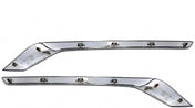 Chrome Hood Air Intake Bezels Set 2022+ Peterbilt 579