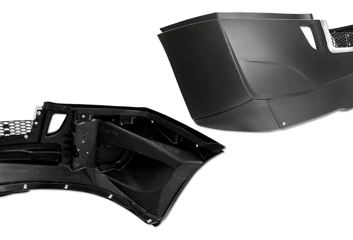 Bumper w/out Fog Holes Plastic w/ Brackets 2018+ Freightliner Cascadia 126 116