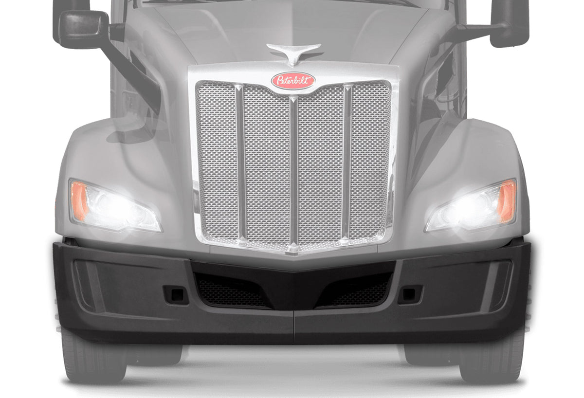 Complete Front Bumper w/o Fog Hole 9 Pcs 2022+ Peterbilt 579