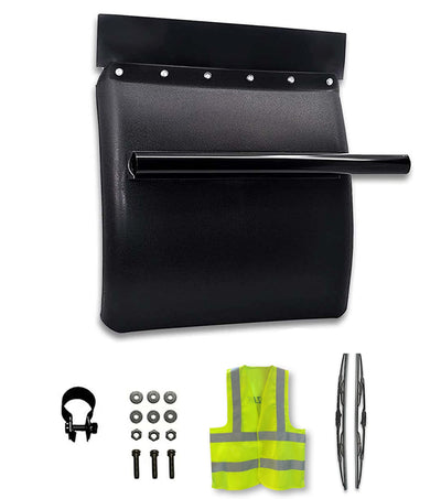 Quarter Fender 24x24" Black Plastic Driver