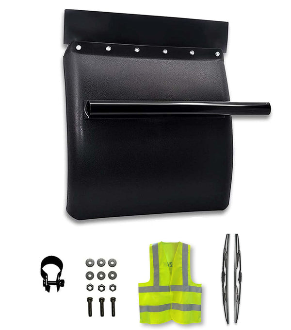 Quarter Fender 24x24" Black Plastic Driver