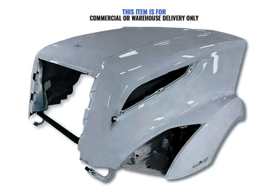 Hood Shell Fiberglass w/ with Turn Marker Lights 2018+ Volvo VNL