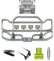 Front Grille Guard Large Chrome Freightliner Century