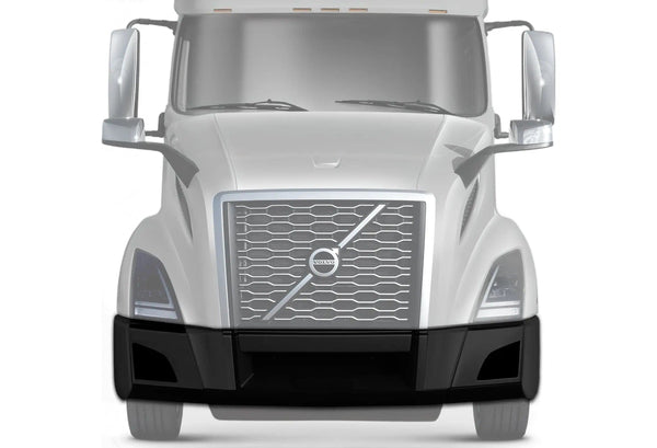 Kozak Plastic Bumper Set With Brackets Without Fog Light Holes Volvo VNL 2018+ - 