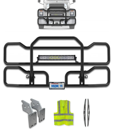 Grille Deer Guard Black (No Fog, only Steel Bumper) 2018+ Mack Anthem