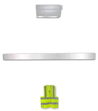 Central Panel Stripe Lower Chrome Trim for Passenger Side (11R) 2004-2017 Volvo VNL