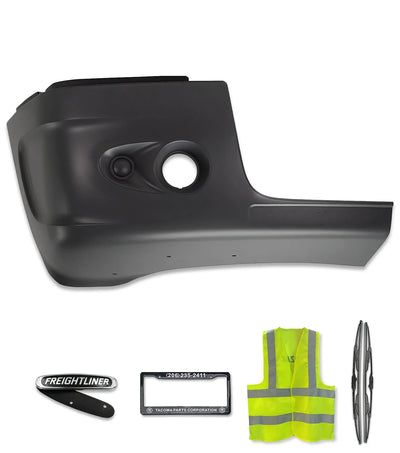 Bumper Corner With One Hole Plastic Passenger 2005-2011 Freightliner Century 112 120