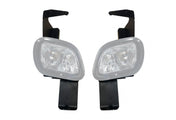 KOZAK Fog Light Mounting Brackets (Left and Right) Pair for Freightliner Cascadia 2008-2016 Plus Freightliner Logo and KOZAK Vest