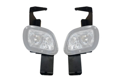 KOZAK Fog Light Mounting Brackets (Left and Right) Pair for Freightliner Cascadia 2008-2016 Plus Freightliner Logo and KOZAK Vest