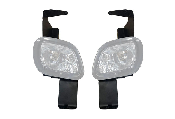 KOZAK Fog Light Mounting Brackets (Left and Right) Pair for Freightliner Cascadia 2008-2016 Plus Freightliner Logo and KOZAK Vest