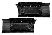 Front Step Side Panels w/Brackets, Upper & Lower Metal Steps Set 2022+ Peterbilt 579