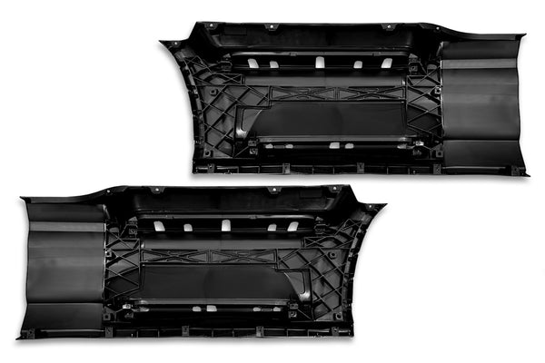 Front Step Side Panels w/Brackets, Upper & Lower Metal Steps Set 2022+ Peterbilt 579