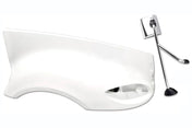 Hood Fender Fiberglass with Hood Mirror Passenger 2006-2017 International Prostar