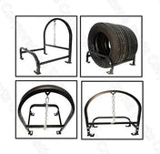 Universal Double Spare Tire Carrier 295/75R22.5, 11R22.5, 255/70R22.5, 285/72R22.5