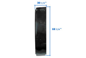 Lower Wind Fairing Cab Panel Plastic w/Extension & Brackets Passenger International LT625