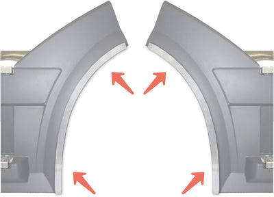 Accent Trims Fit Side Panel Stainless Steel 2004-2017 Volvo VNL