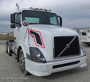 Black Finish Side Air Hood Vents Set Volvo VNL 2004-2016 - 