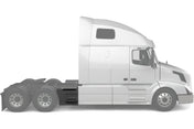 Rear Step Side Fairing Pane with steps Passenger 37" 2004-2017 Volvo VNL