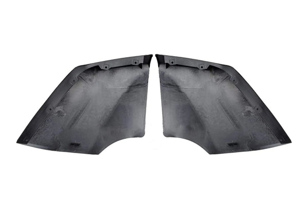 Bumper Set W/o Fog Light Holes Chrome Trim & Air Flow Deflector Set + Brackets Volvo VNL 2018+ - 