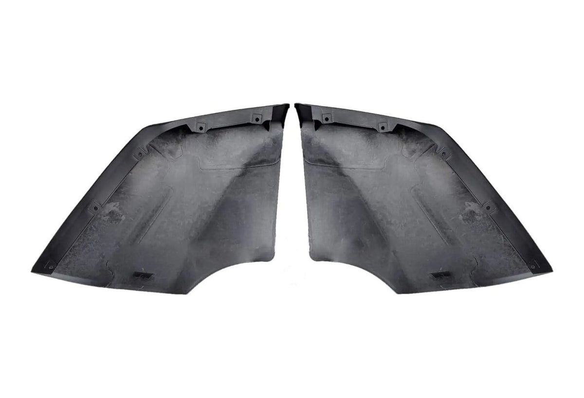 Bumper Set W/ Fog Light Holes Chrome Trim & Air Flow Deflector Set + Brackets Volvo VNL 2018+ - 