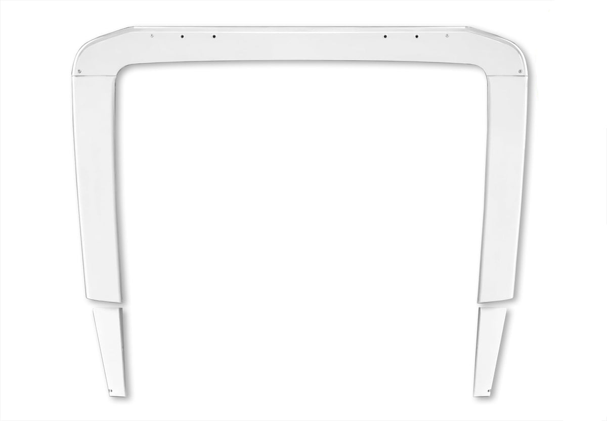 Chrome Grille with Bug Screen & Surround Bug Shield Deflector 2018-2024 Volvo VNL
