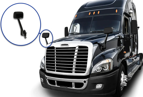 Hood Mirror Black Passenger 2008-2017 Freightliner Cascadia 125 113