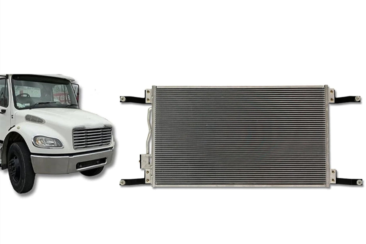 Condenser 1E5864 Freightliner Business Class M2, 106 & 112 FS65 FL60 M2-106V FLD120 Century M2-112 XC Columbia Classic FLD SD FLD112 FL70