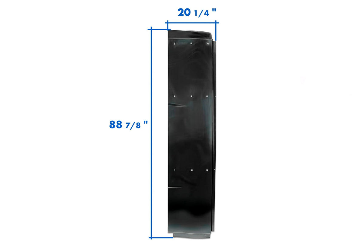Lower Wind Fairing Cab Panel Plastic w/Extension & Brackets Driver International LT625