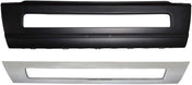 Bumper Plastic No Fog Hole and Chrome Trim Set 2016-2017 Volvo VNL