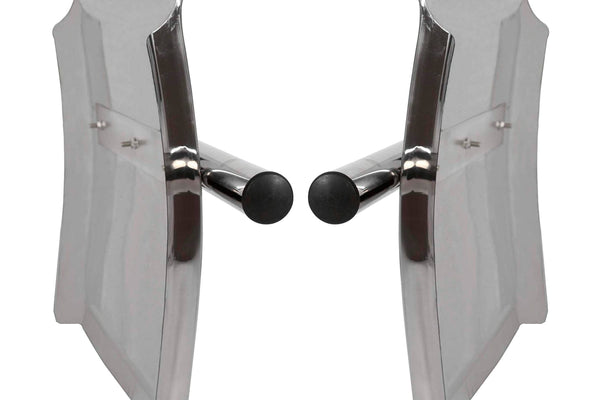 Quarter Fenders Set 24" x 24" Stainless Steel Pair