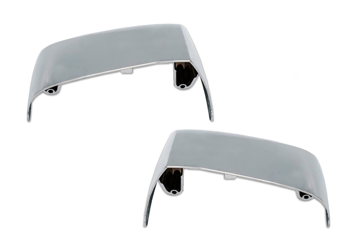 Hood Mirror Covers Chrome Set 2004-2017 Volvo VNL