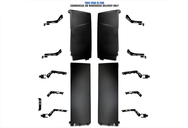 Cabin Fairing Upper and Lower Air Deflectors with Brackets Full Set 2025 2026 Volvo VNL 300 New
