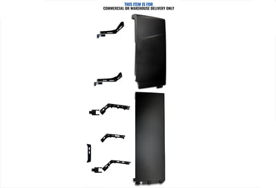 Cabin Fairing Upper and Lower Air Deflectors with Brackets Driver 2025 2026 Volvo VNL New