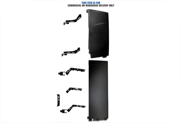 Cabin Fairing Upper and Lower Air Deflectors with Brackets Driver 2025 2026 Volvo VNL 300 New