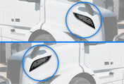Air Hood Intake Vent Grilles Set 2018+ Volvo VNR