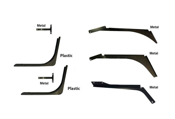 7-Pcs Set of Top & Bottom Cab Fairing Support Brackets Driver 2004-2017 Volvo VNL